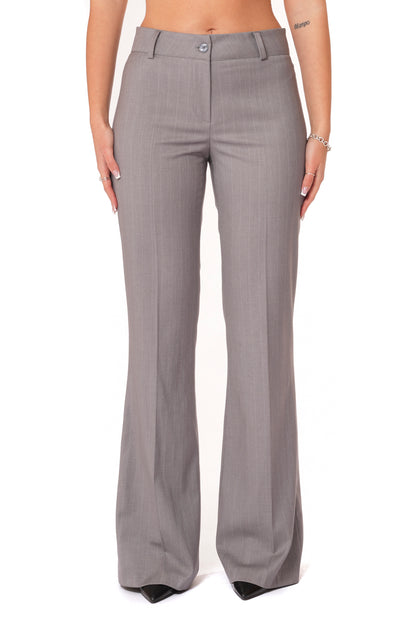 Tailleur Tessuto Vanz - Giacca Monopetto, pantalone a zampa