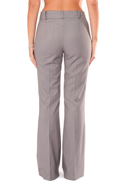 Tailleur Tessuto Vanz - Giacca Monopetto, pantalone a zampa