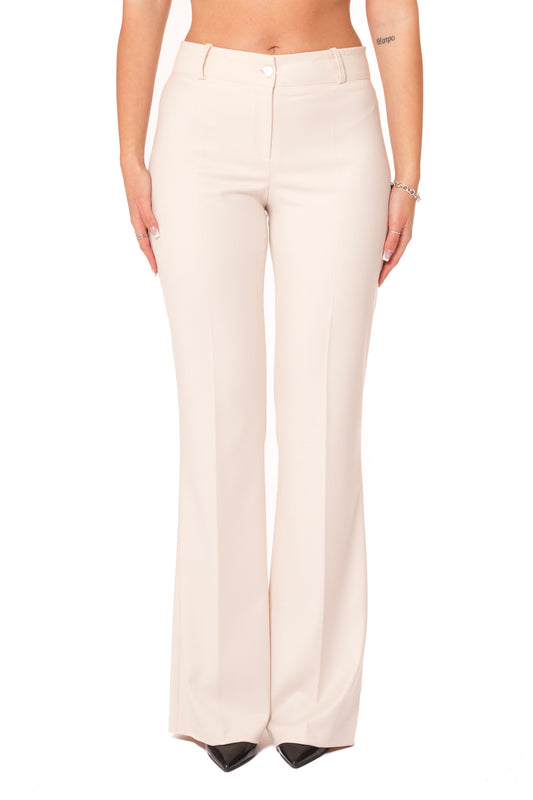 Pantalone a Zampa Tessuto Vanz