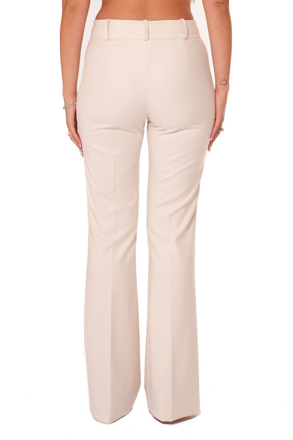 Tailleur Tessuto Vanz - Giacca Monopetto, pantalone a zampa