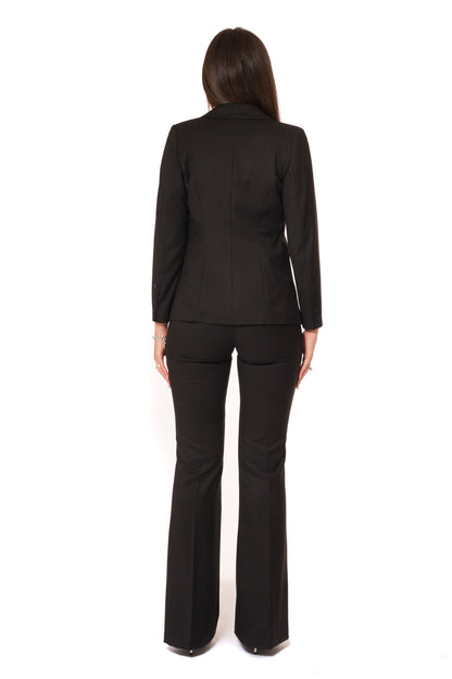 Tailleur Tessuto Vanz - Giacca Monopetto, pantalone a zampa