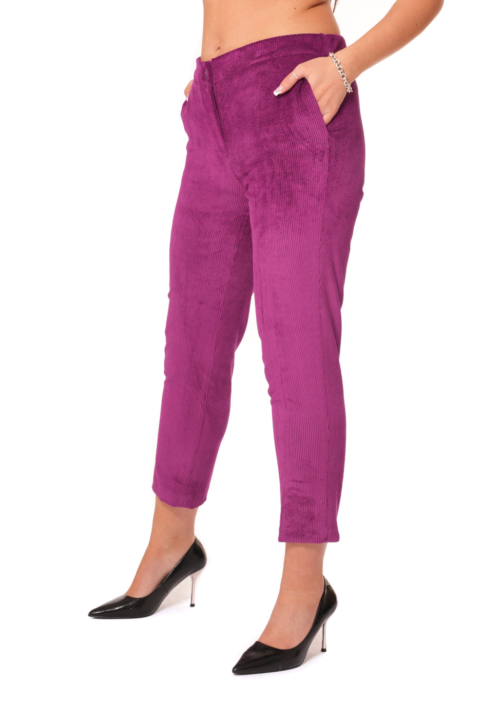 Pantalone capri - Tessuto Velluto