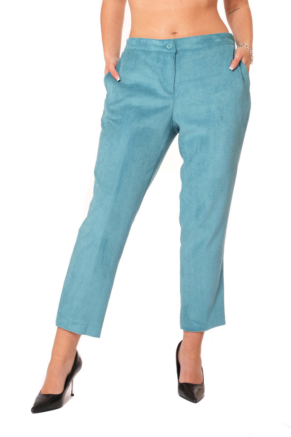 Pantalone capri - Tessuto Velluto