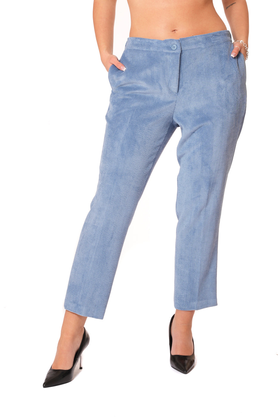 Pantalone capri - Tessuto Velluto