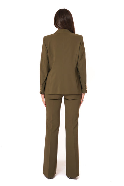 Tailleur tessuto Tecnico - Giacca monopetto, pantalone a zampa