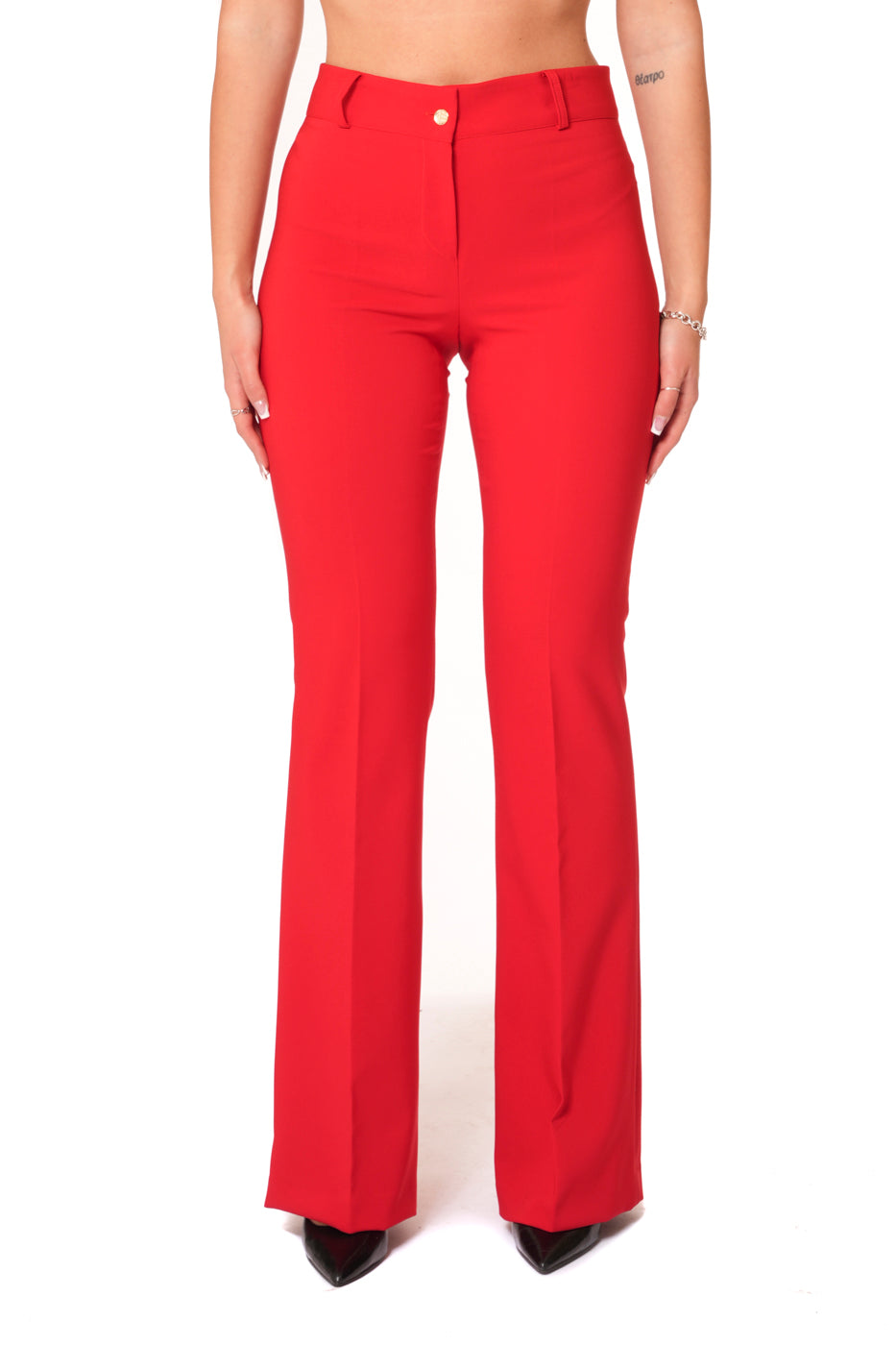 Tailleur tessuto Tecnico - Giacca monopetto, pantalone a zampa