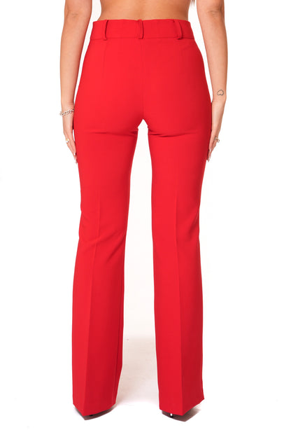 Tailleur tessuto Tecnico - Giacca monopetto, pantalone a zampa