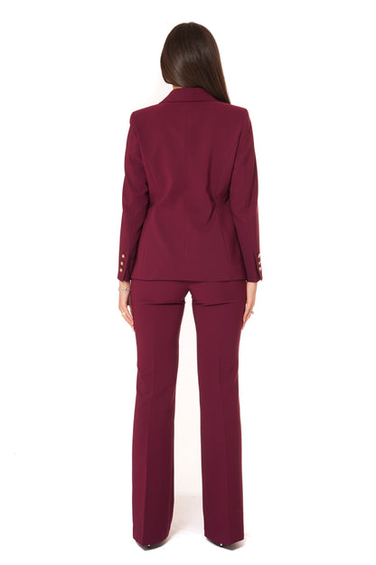 Tailleur tessuto Tecnico - Giacca monopetto, pantalone a zampa