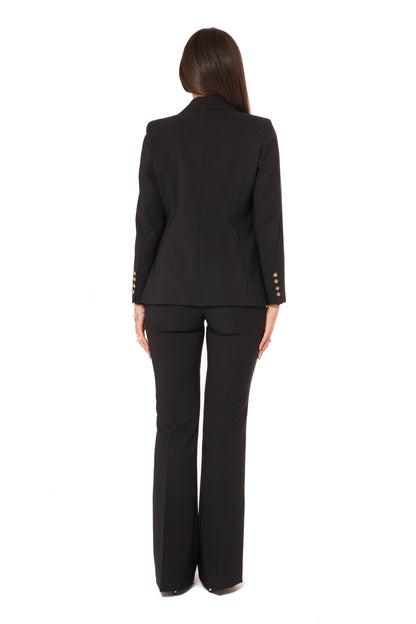 Tailleur tessuto Tecnico - Giacca monopetto, pantalone a zampa