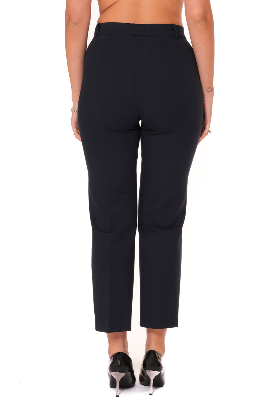 Tailleur Tessuto P.Milano- Giacca Monopetto pantalone a zampetta